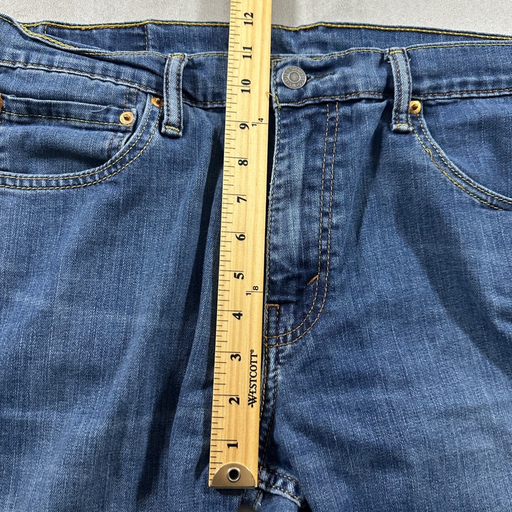 Levi's 527 Slim Bootcut Jeans Mens 36x30 Blue Medium Wash Denim Pants - Picture 3 of 10